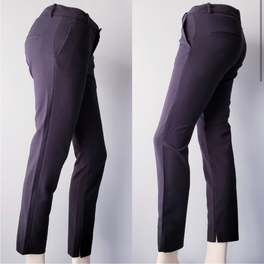 Zara Black Ankle Slit Dress Pants 4
